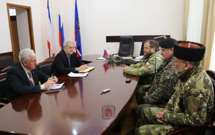 Встреча командования КБ "СКИФ" с руководством г. Феодосии
